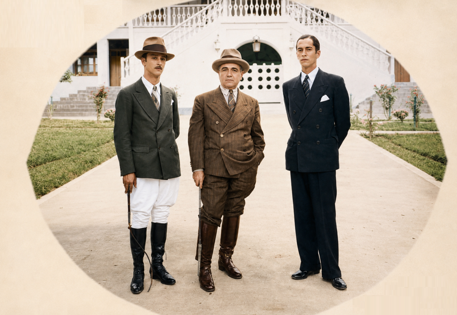 Getúlio Vargas, João de Rezende Tostes e Lahyr Paleta de Rezende Tostes - 1935