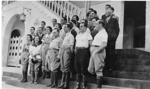 Getúlio Vargas na visita à Fazenda São Mateus de João de Rezende Tostes - 1935