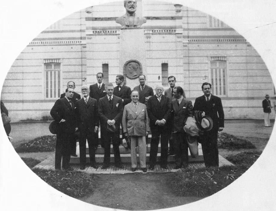 Getúlio Vargas, João de Rezende Tostes e Lahyr Paleta - Museu Mariano Procópio, 25/07/1935 (2)