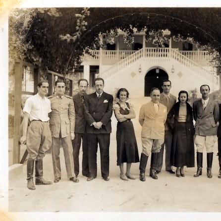 Getúlio Vargas e João de Rezende Tostes - Fazenda São Mateus (P&B)